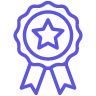 Award badge icon for the Advanced package